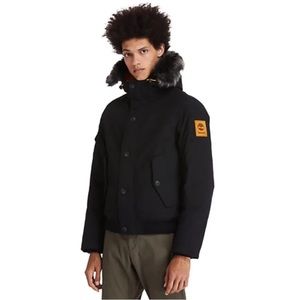 Timberland Men's Waterproof Insulated Black Winter Jacket MSRP $328. TBOA22WD. S